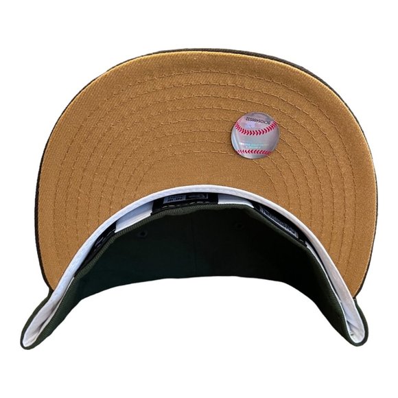 New Era San Diego Padres 59FIFTY Fitted Hat Cap Friar 40 Year Side Patch - Picture 7 of 9